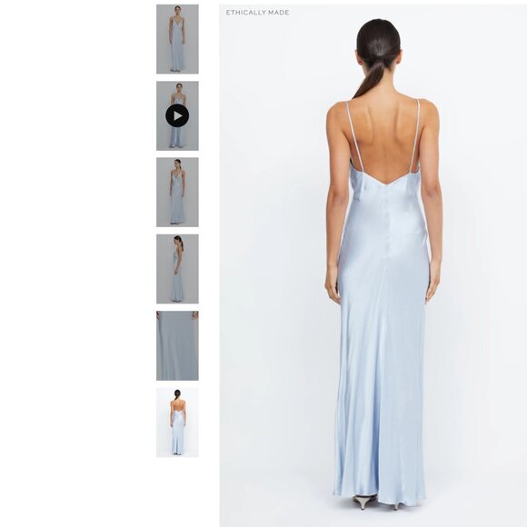 Bec & Bridge Moon Dance Maxi Dress in Dusty Blue - Picture 2 of 10